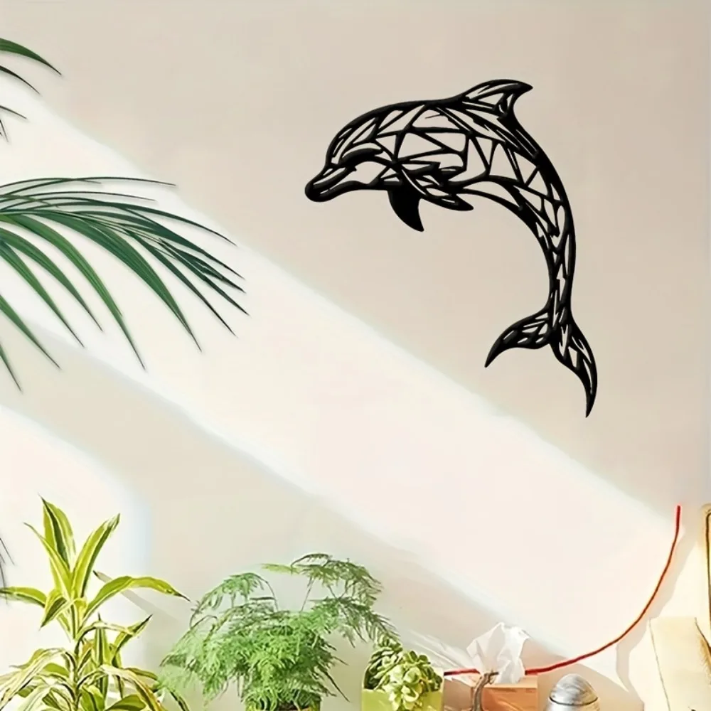 Home Decor Etsy - Metal Yunus Duvar Sanatı Heykeli, Zıplayan