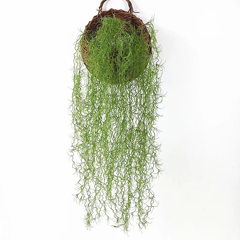 Rattan Plant Basket - 1/3/5 adet Hava Bitkisi Yeşil Bitkiler