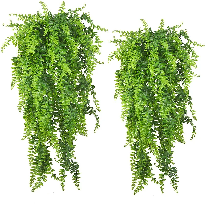 Rattan Plant Basket - 90 cm Yapay Bitki Asma Ev