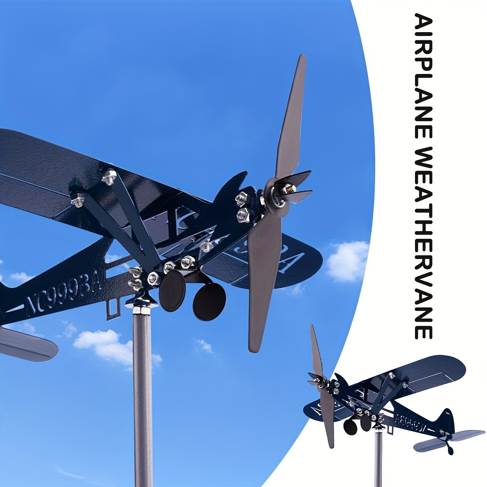 Home Decor Etsy - Metal uçak Weathervane 3D Piper J3