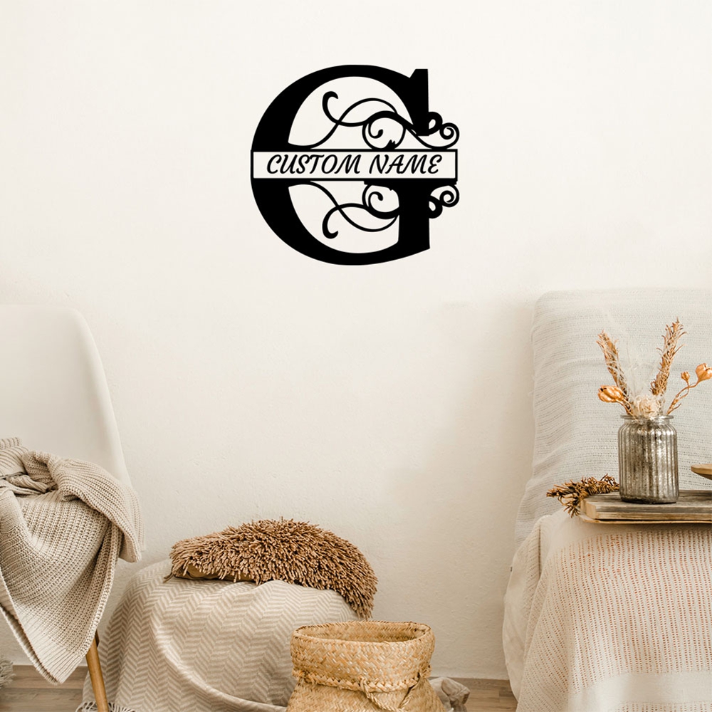 Home Decor Sticker - 1 adet mükemmel harf G özelleştirilebilir