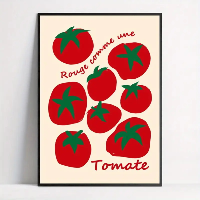 Modern Renkli Kırmızı Domates  - Home Decor Aesthetic incelemesi ve fiyatı