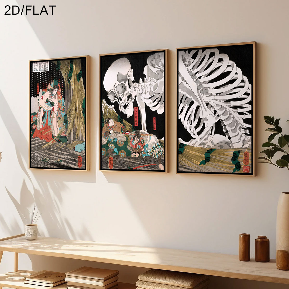 3 adet Retro Japon Takiyasha C - Home Decor Japandi incelemesi ve fiyatı