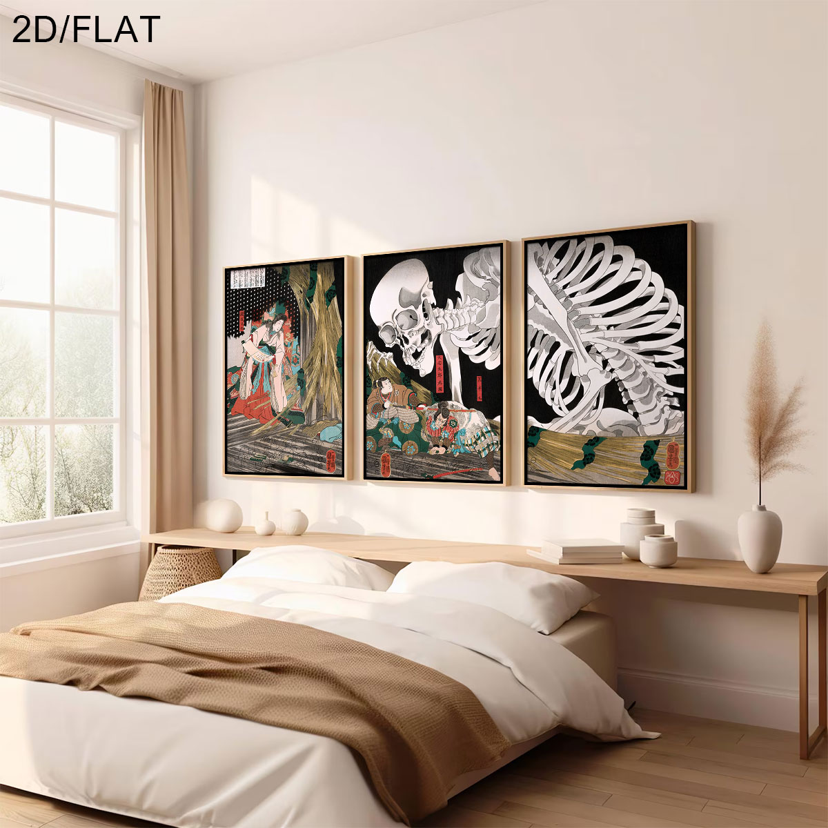 3 adet Retro Japon Takiyasha C - Home Decor Japandi incelemesi ve fiyatı