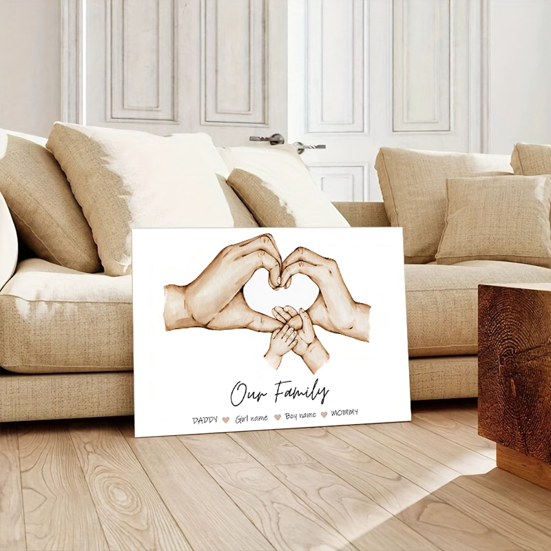 Kişiselleştirilmiş Özel Aile E - Home Decor Japandi incelemesi ve fiyatı