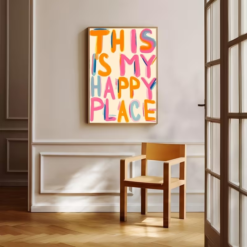 Modern bu benim mutlu yerimdir - Home Decor Aesthetic incelemesi ve fiyatı