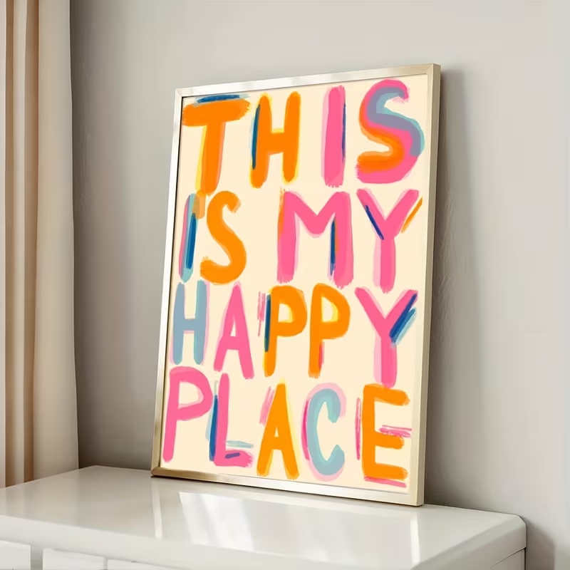Modern bu benim mutlu yerimdir - Home Decor Aesthetic incelemesi ve fiyatı