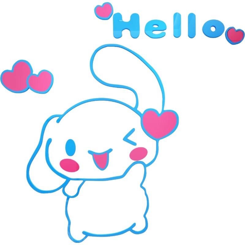 Sanrio Cinnamoroll 3D Akrilik  - Home Decor Etsy incelemesi ve fiyatı