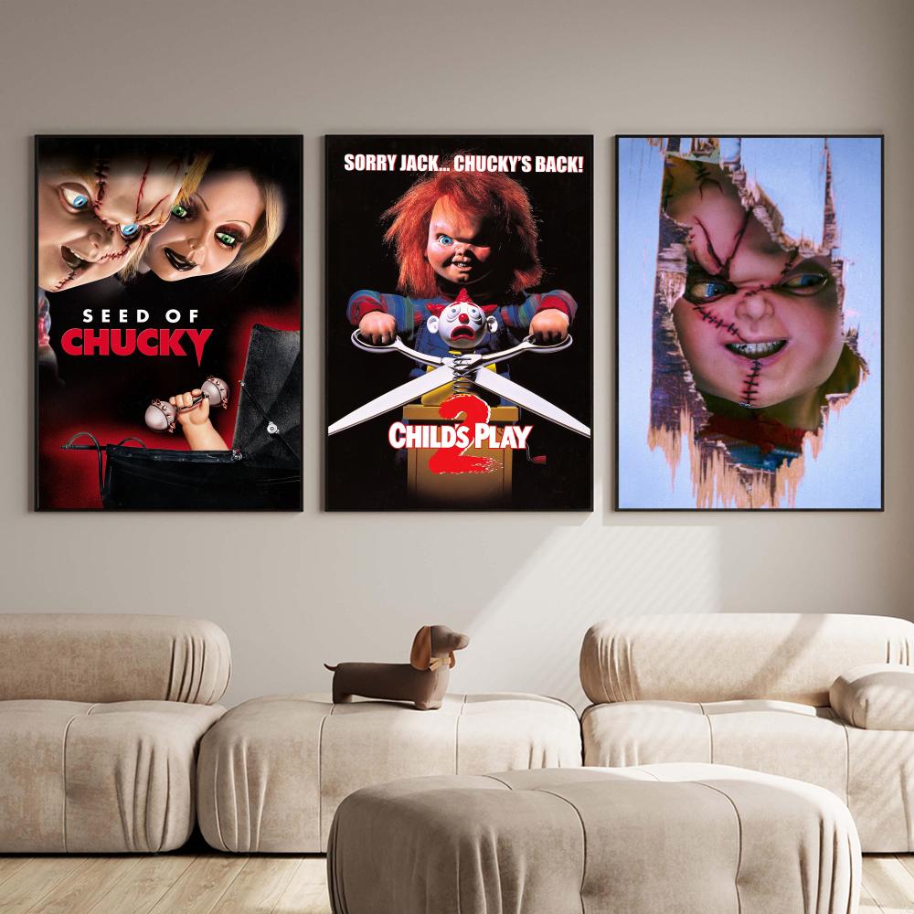 Film C-Chucky Slasher 1988 Pos - Home Decor Aesthetic incelemesi ve fiyatı