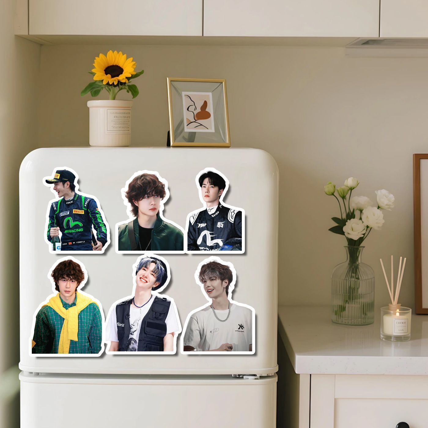 Wang Yibo buzdolabı etiketi ma - Home Decor Accessories incelemesi ve fiyatı