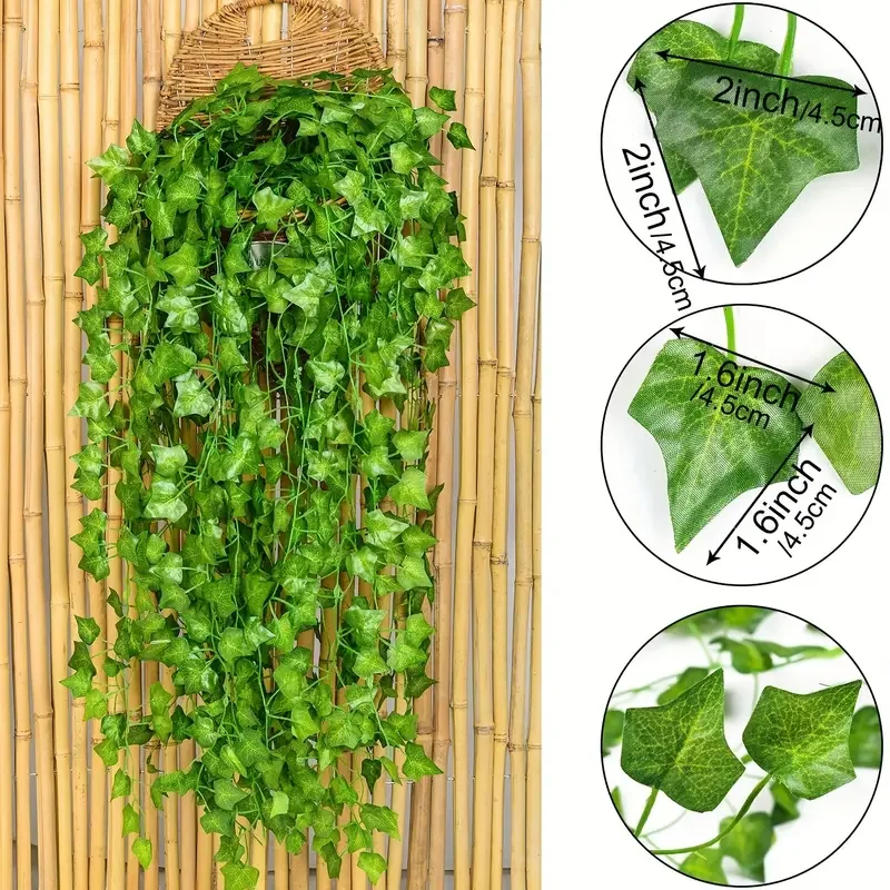 Yapay Yeşil Sarmaşık Yaprağı R - Rattan Plant Basket incelemesi ve fiyatı