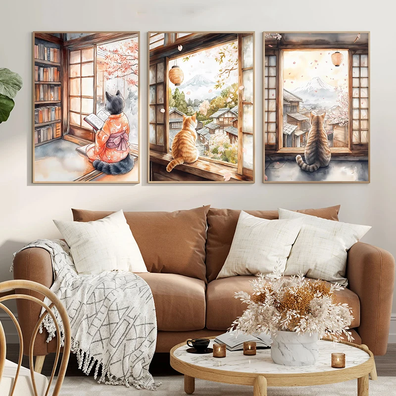 Japon siyah kedi banyo ay şans - Home Decor Japandi incelemesi ve fiyatı