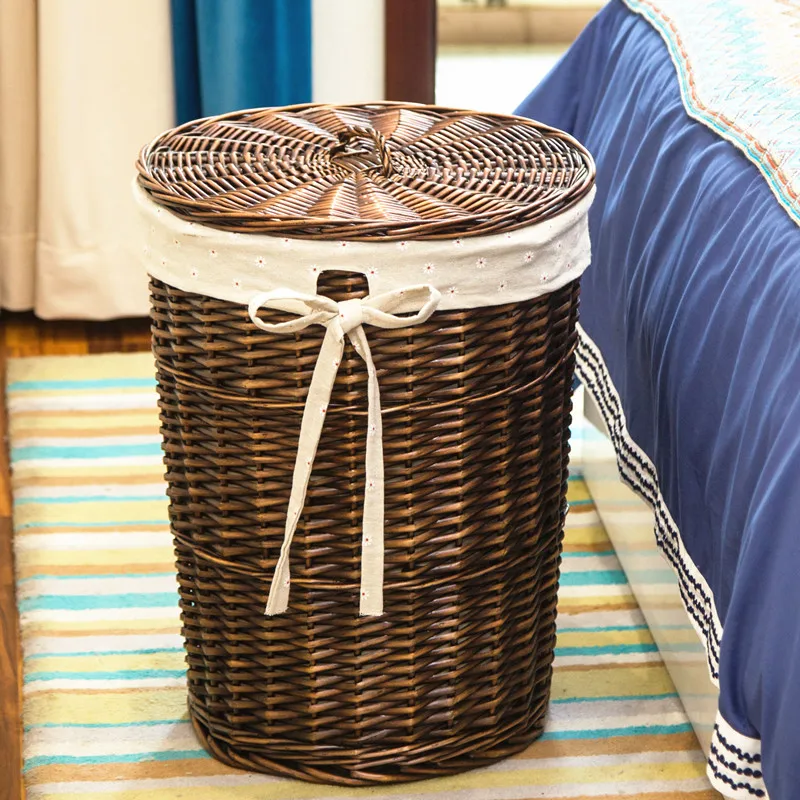 Rattan sepet şık çamaşır sepet - Rattan Plant Basket incelemesi ve fiyatı