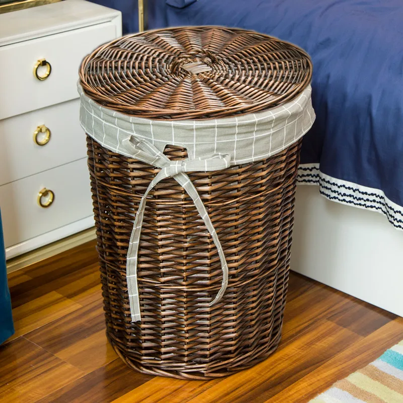 Rattan sepet şık çamaşır sepet - Rattan Plant Basket incelemesi ve fiyatı