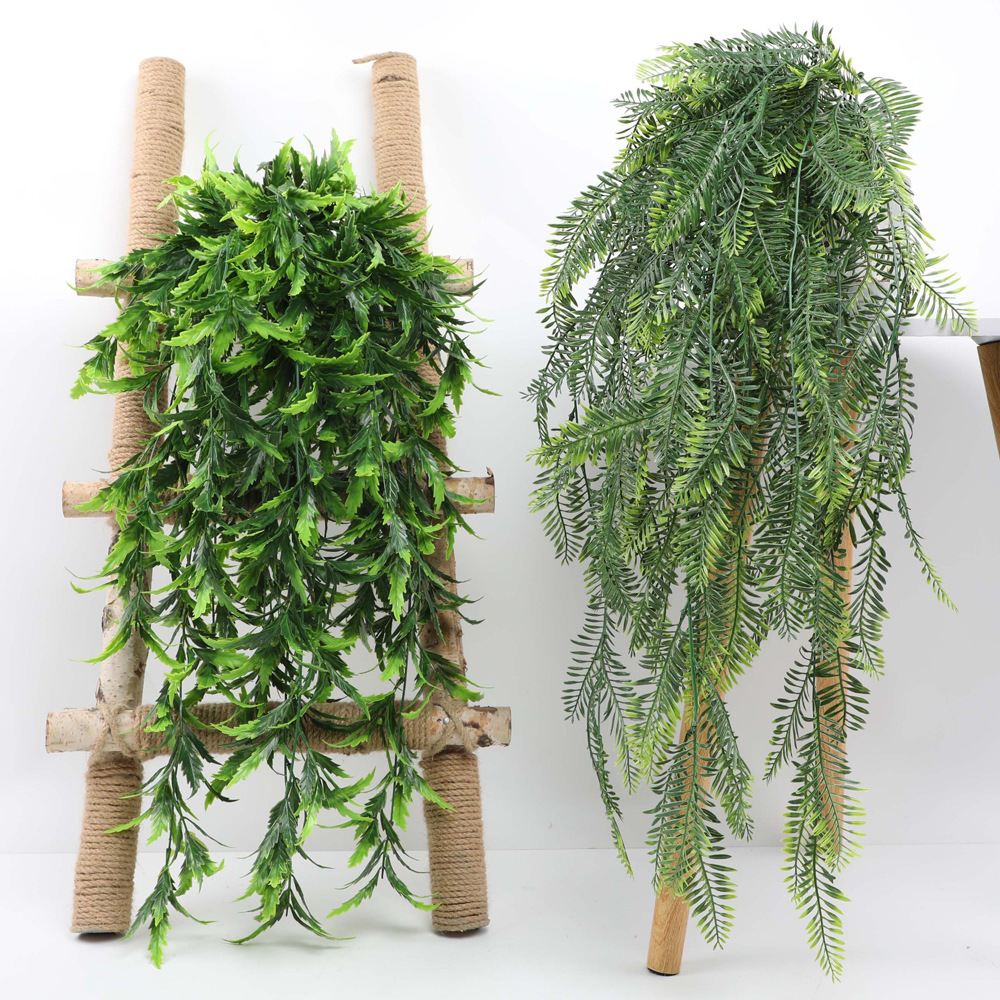 80CM yapay asılı çiçek bitki y - Rattan Plant Basket incelemesi ve fiyatı