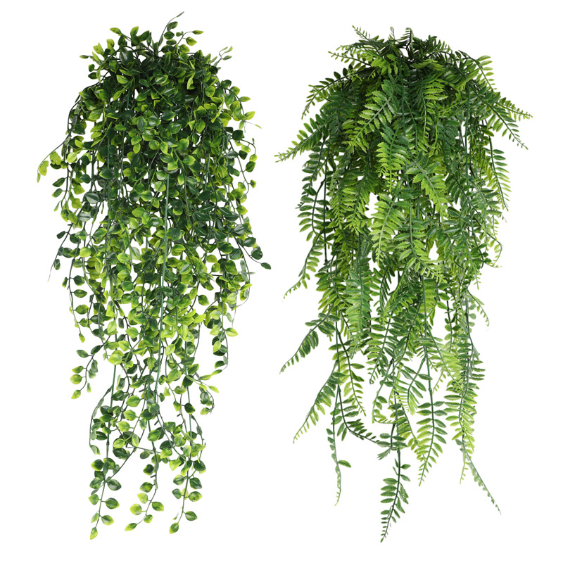80CM yapay asılı çiçek bitki y - Rattan Plant Basket incelemesi ve fiyatı
