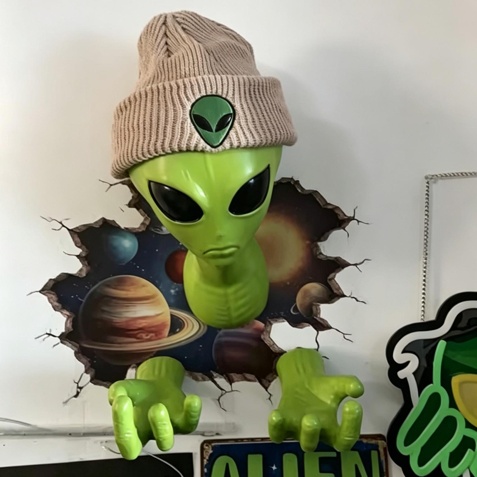 1 Yeşil Uzaylı Figürü, 3D Uzay - Home Decor Etsy incelemesi ve fiyatı