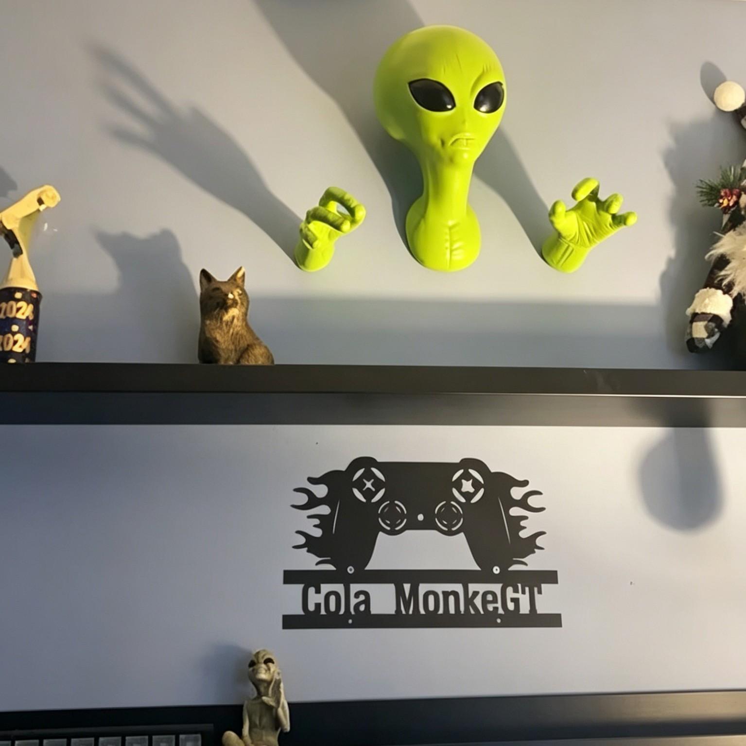 1 Yeşil Uzaylı Figürü, 3D Uzay - Home Decor Etsy incelemesi ve fiyatı