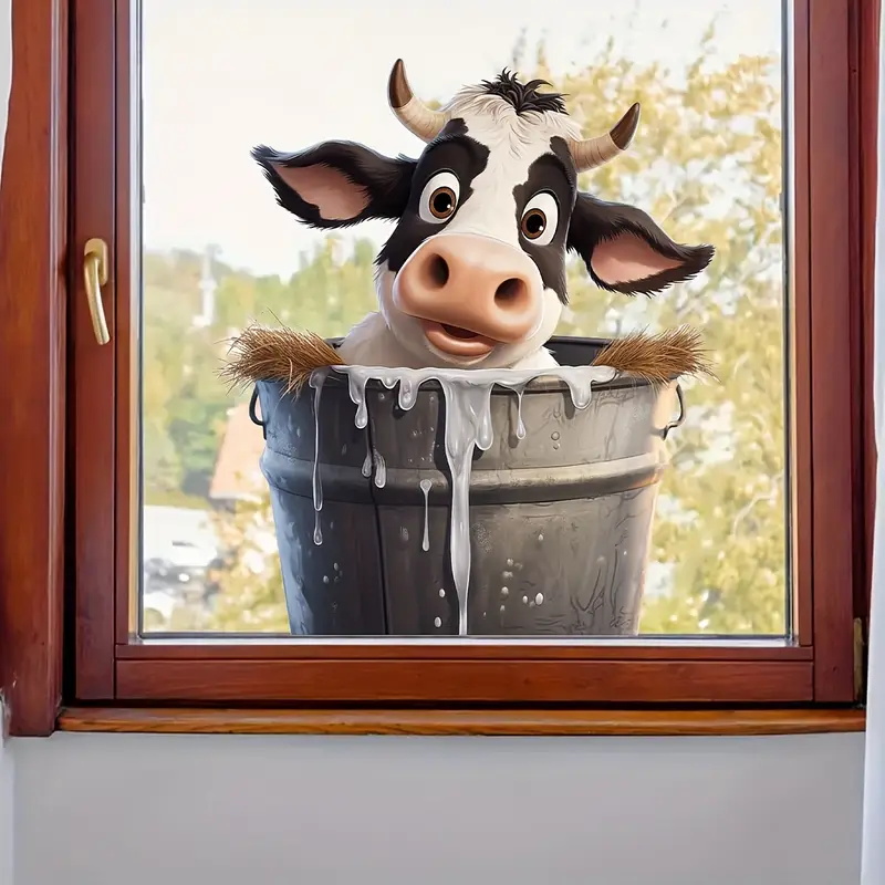 Sevimli İnek Çıkartma, Su Geçi - Home Decor Sticker incelemesi ve fiyatı